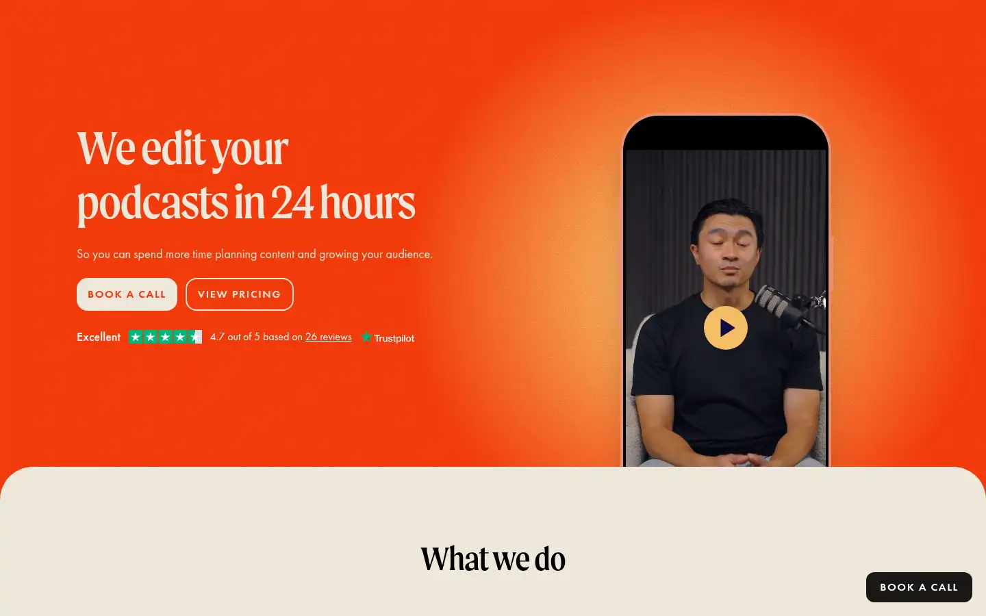 Screenshot of nextdaypodcast.com