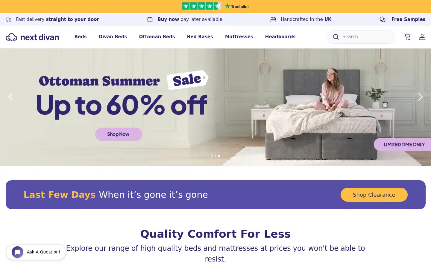 Screenshot of nextdivan.co.uk