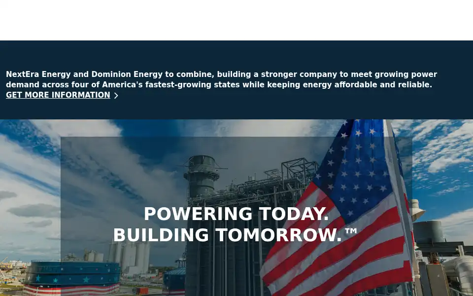 Screenshot of nexteraenergy.com