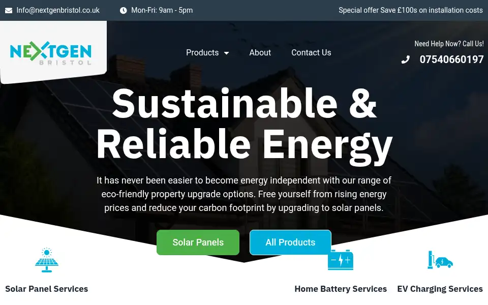Screenshot of nextgenbristol.co.uk