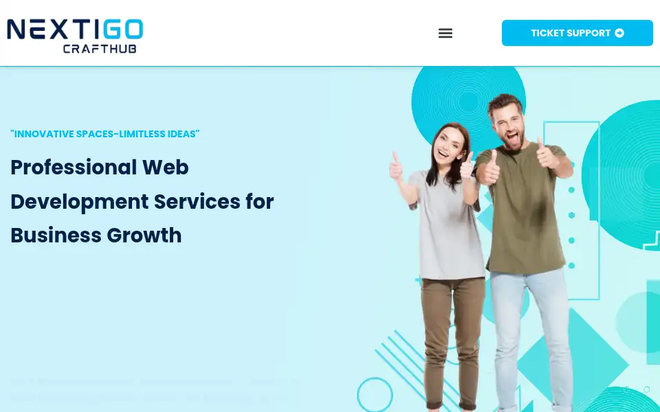 Screenshot of nextigocrafthub.com