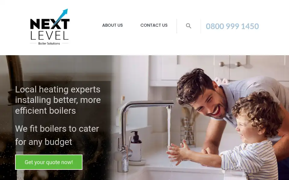 Screenshot of nextlevelboilers.co.uk