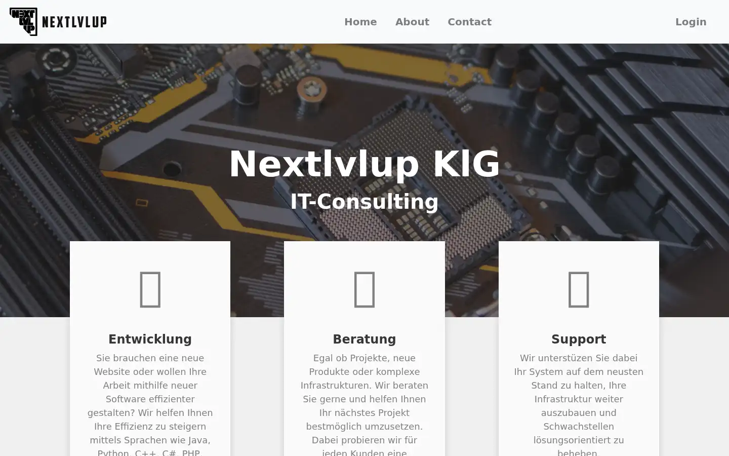 Screenshot of nextlvlup.com