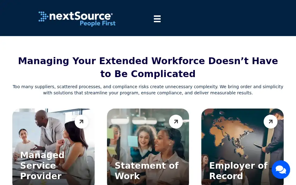 Screenshot of nextsource.com