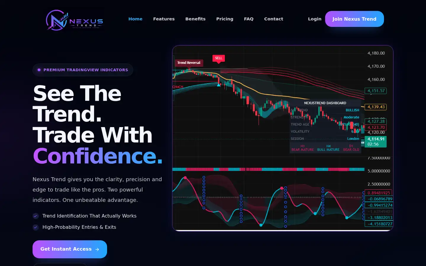 Screenshot of nexus-trend.com