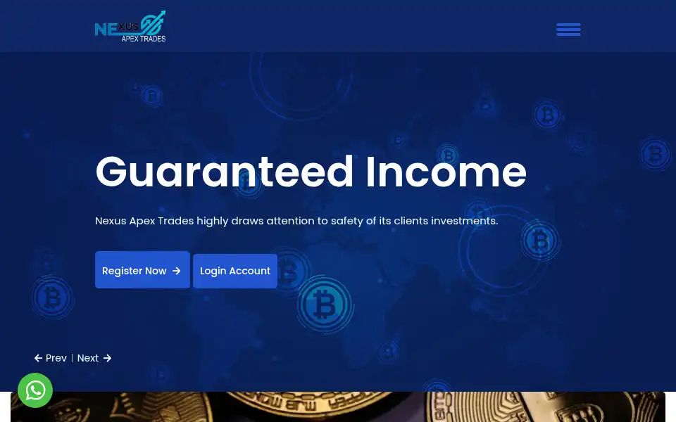 Screenshot of nexusapextrdaes.com