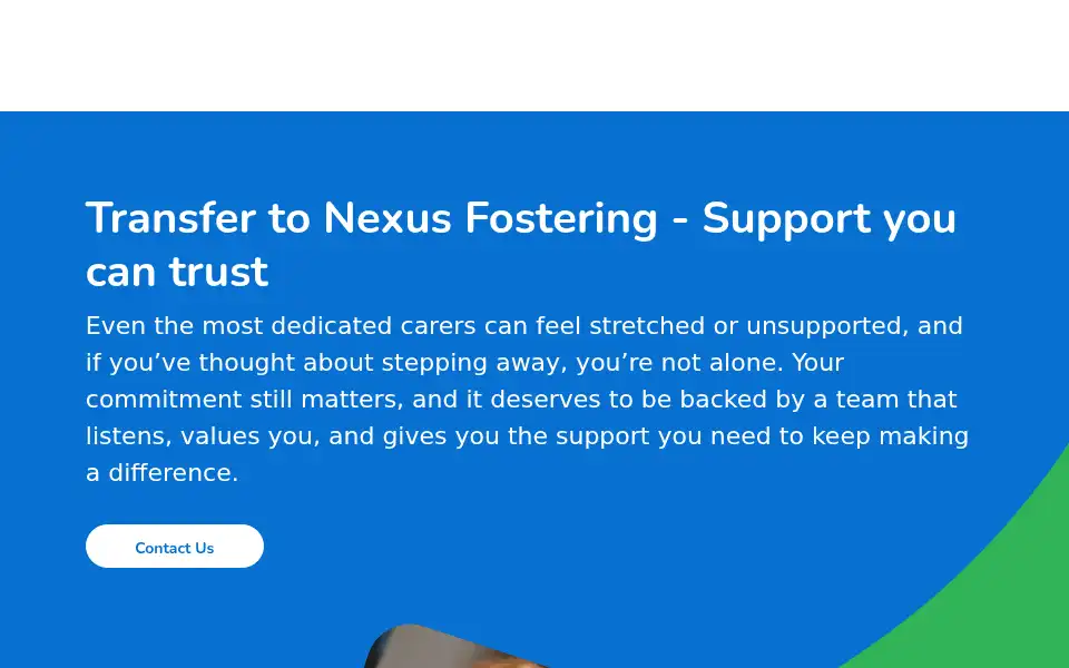 Screenshot of nexusfostering.co.uk