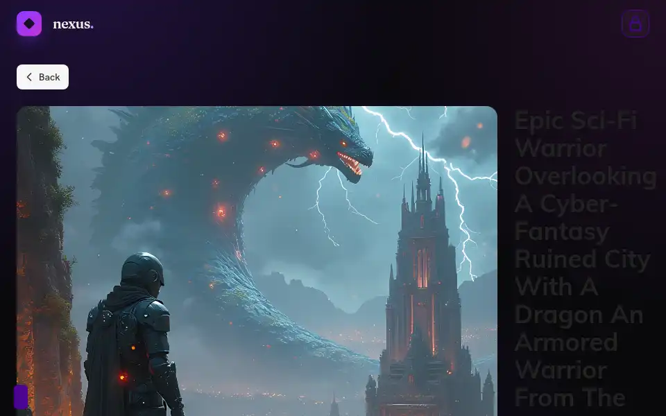Screenshot of nexusnft.art