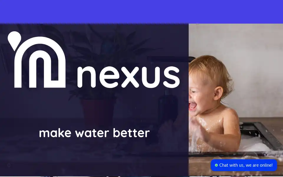 Screenshot of nexuswatersofteners.co.uk