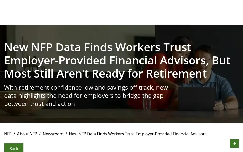 Screenshot of nfp.com