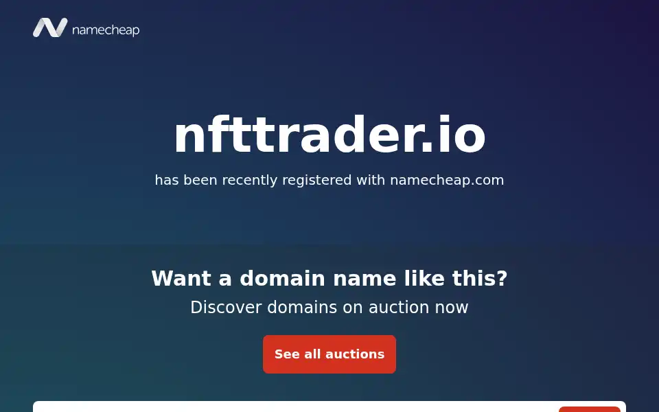 Screenshot of nfttrader.io