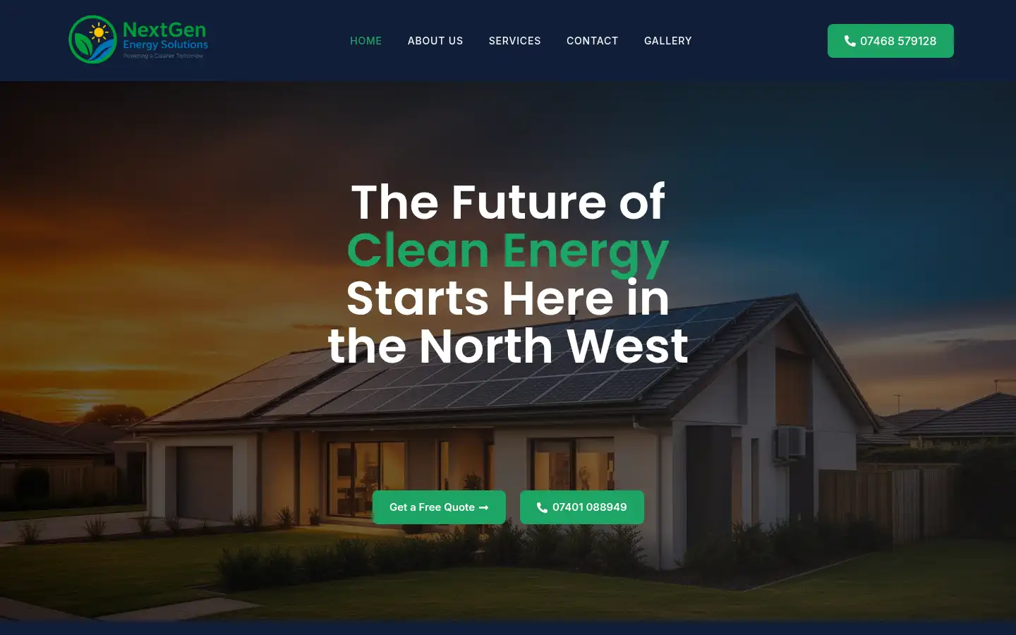 Screenshot of ngenergysolutions.co.uk