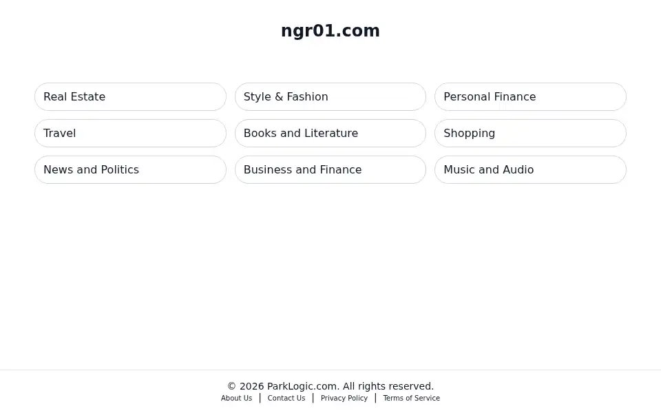 Screenshot of ngr01.com