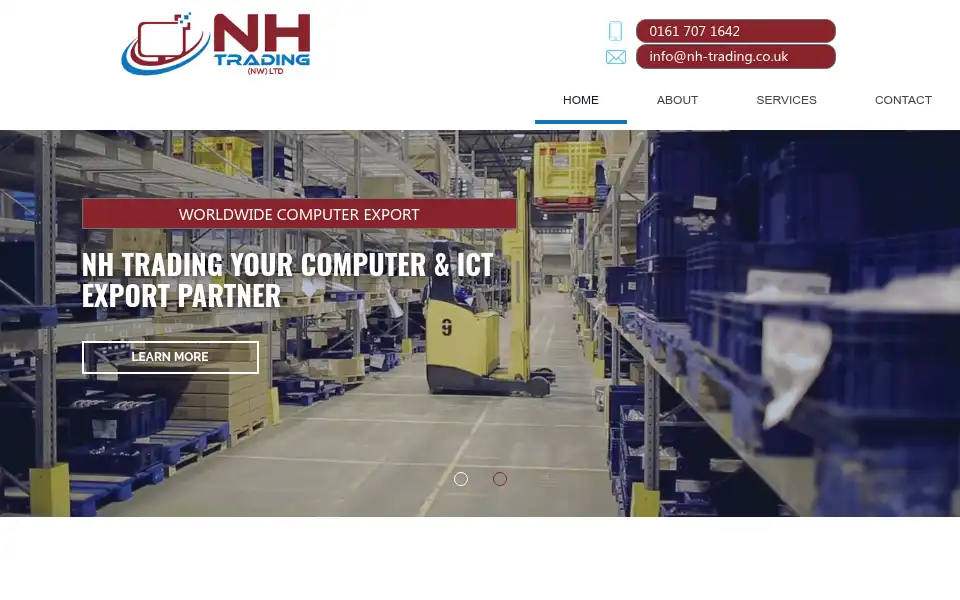 Screenshot of nh-trading.co.uk