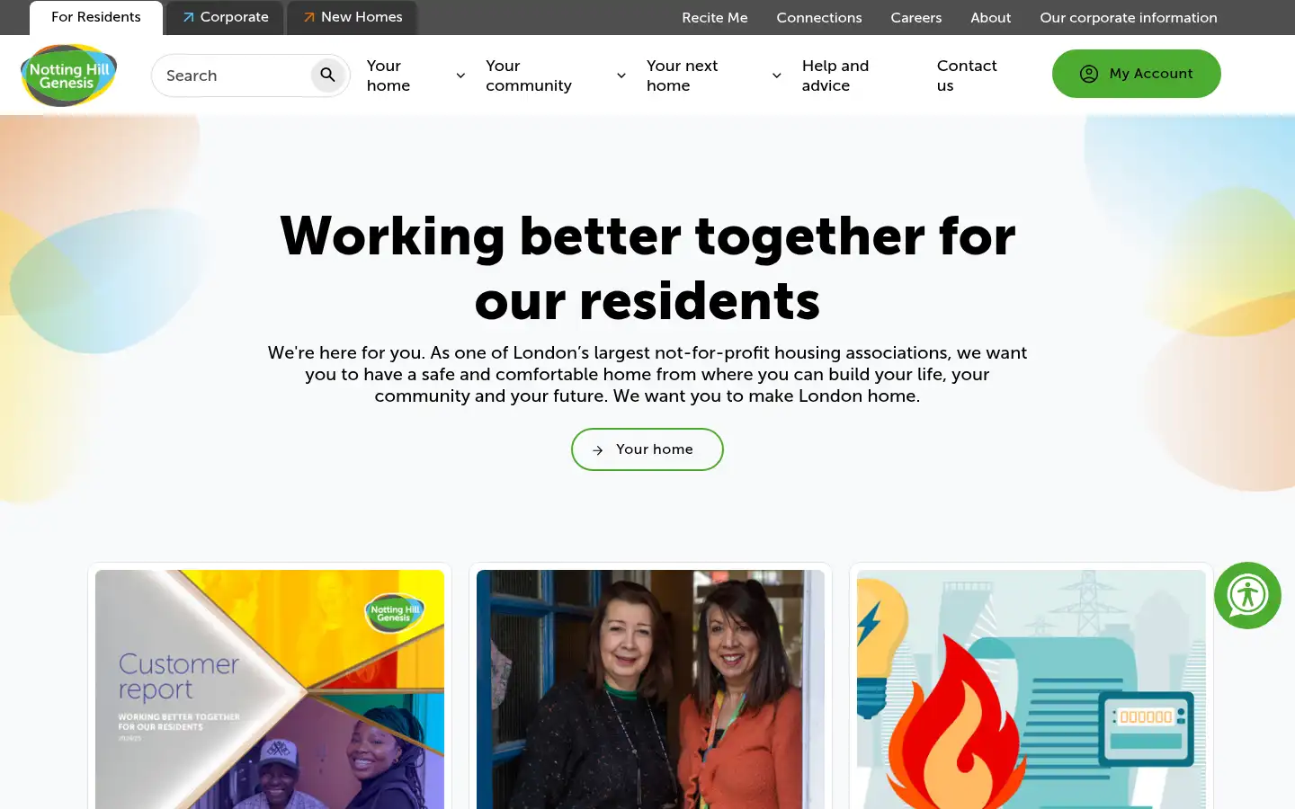 Screenshot of nhg.org.uk