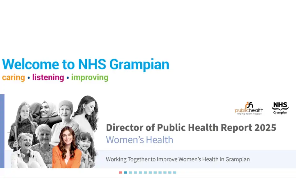 Screenshot of nhsgrampian.org