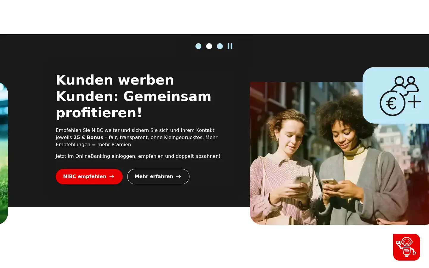 Screenshot of nibcdirect.de