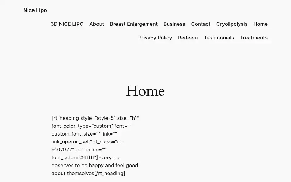 Screenshot of nicelipo.com