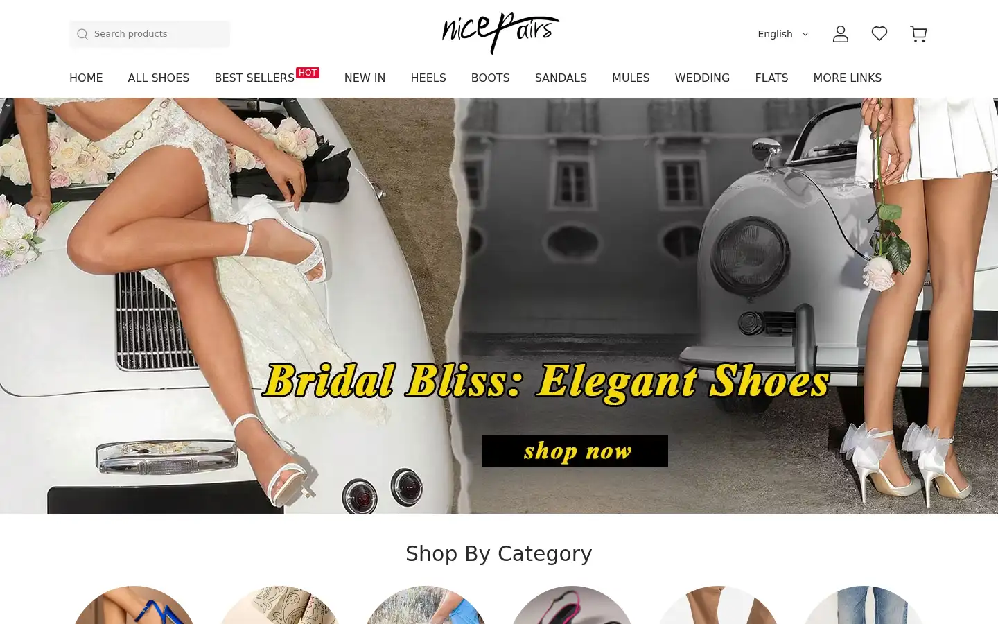 Screenshot of nicepairs.com
