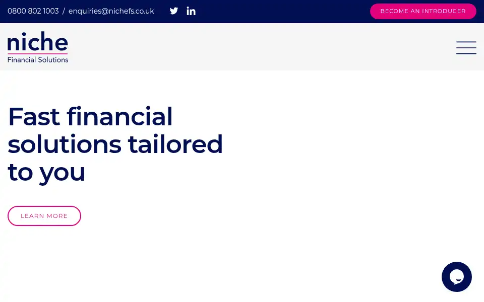 Screenshot of nichefs.co.uk