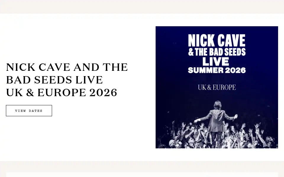 Screenshot of nickcave.com