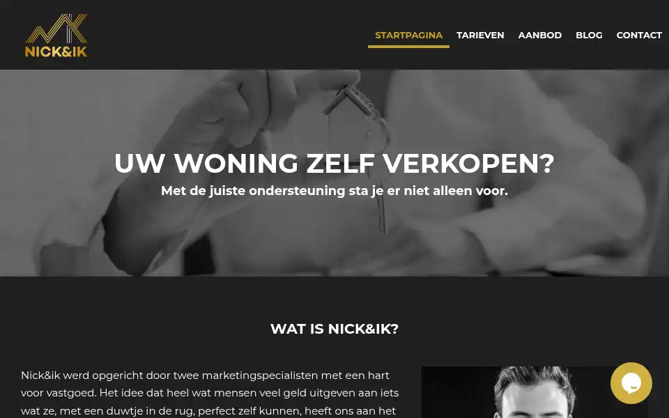 Screenshot of nickenik.be