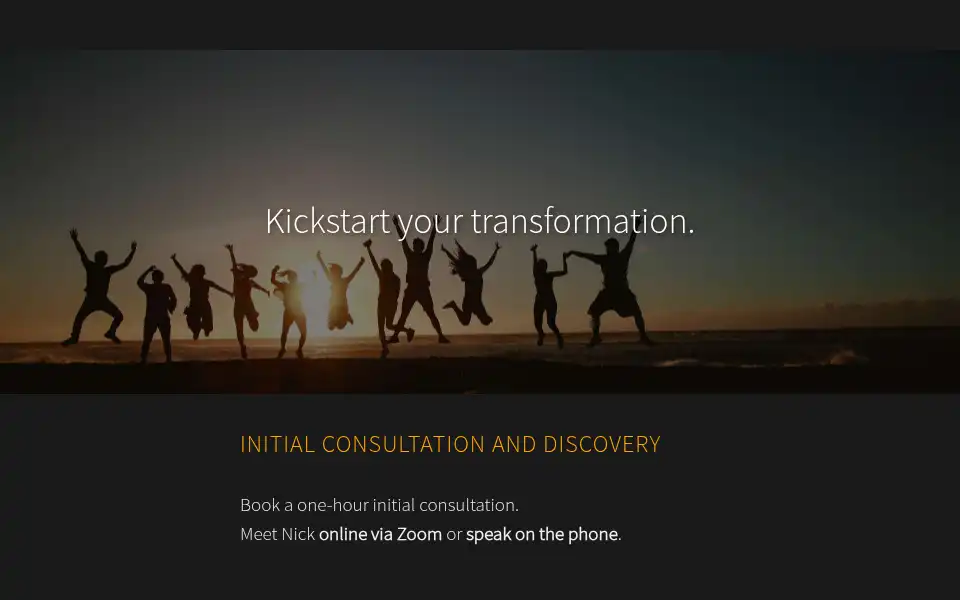 Screenshot of nickhatter.com