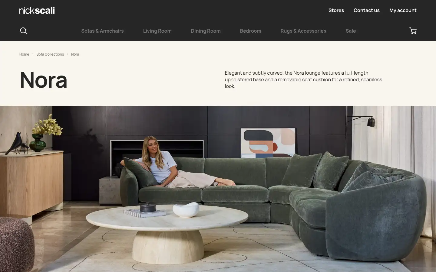 Screenshot of nickscali.com.au