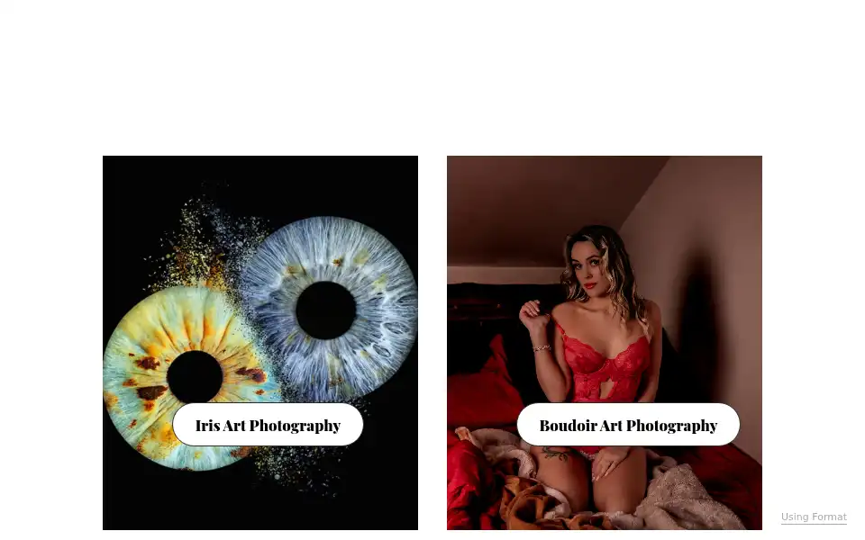 Screenshot of nicolacooperphotography.co.uk