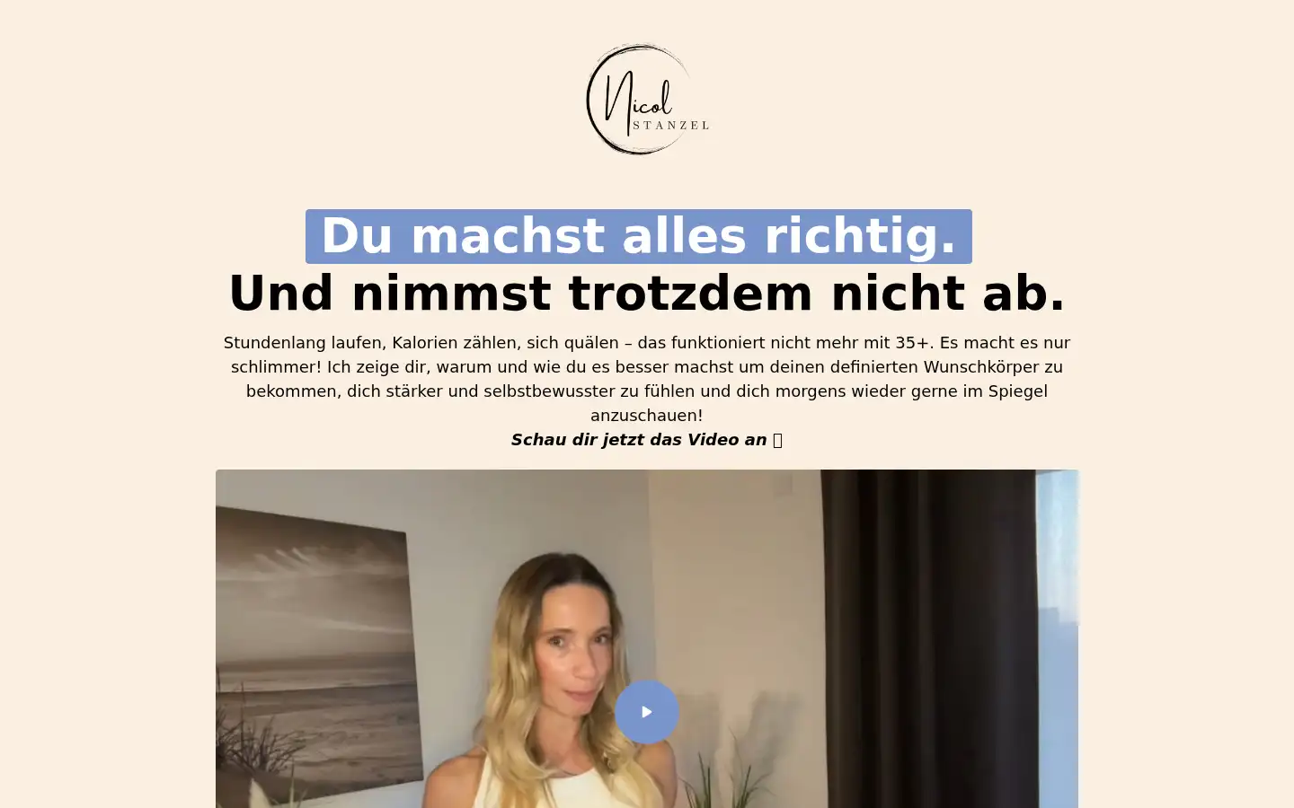 Screenshot of nicolstanzel.de
