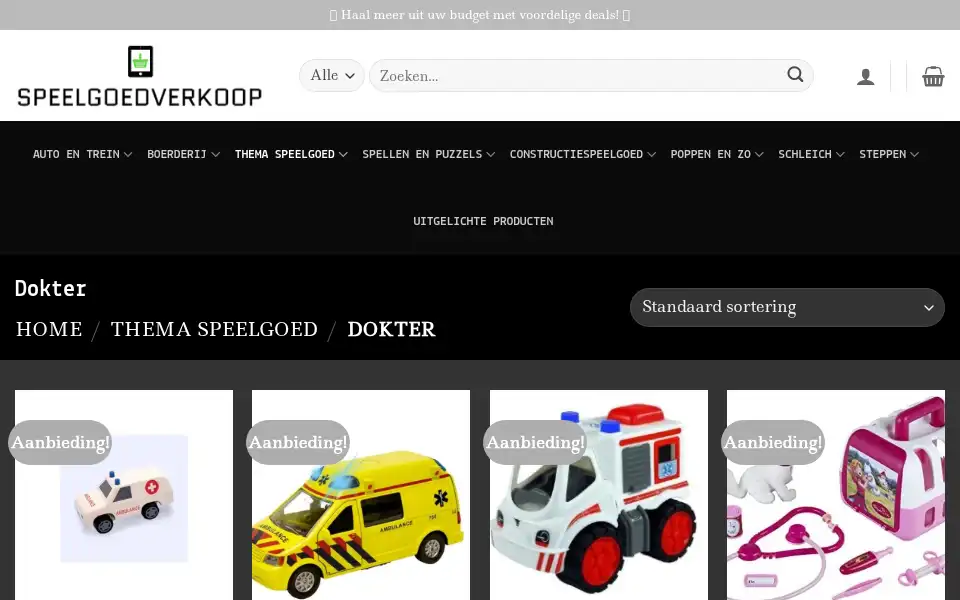 Screenshot of nieuwspeelgoed.com