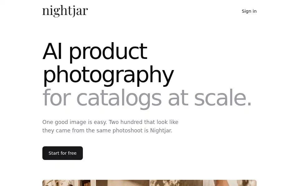 Screenshot of nightjar.so
