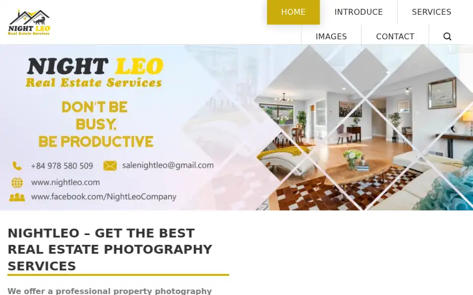 Screenshot of nightleo.com
