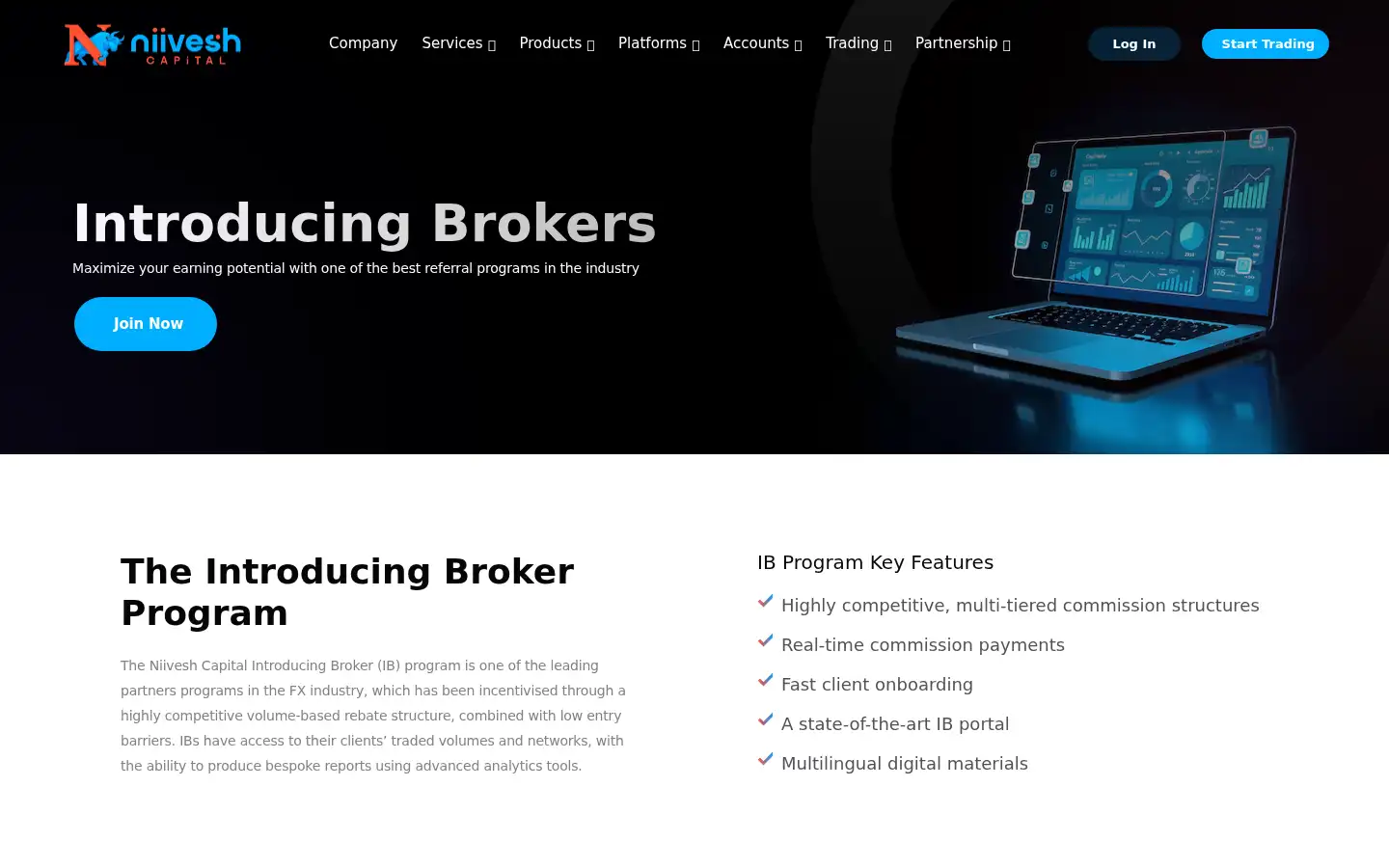 Screenshot of niivesh.com