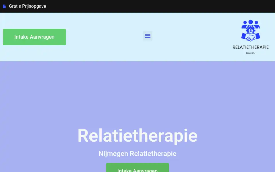 Screenshot of nijmegenrelatietherapie.com