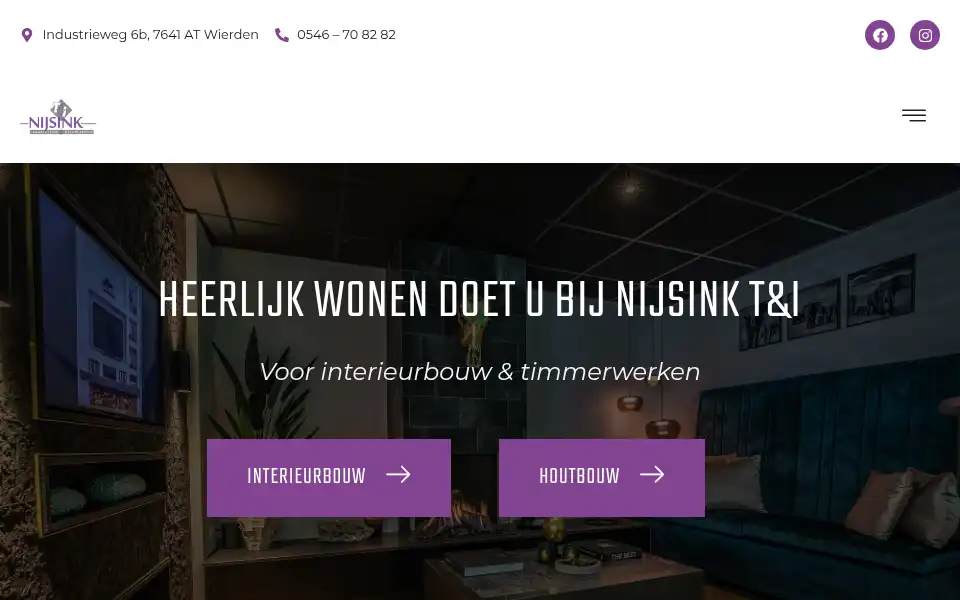 Screenshot of nijsinkti.nl