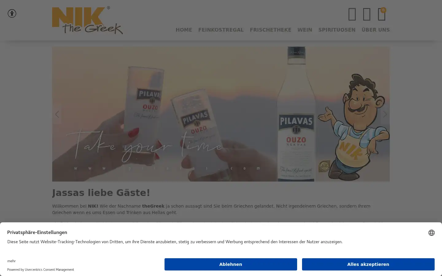 Screenshot of nikthegreek.de