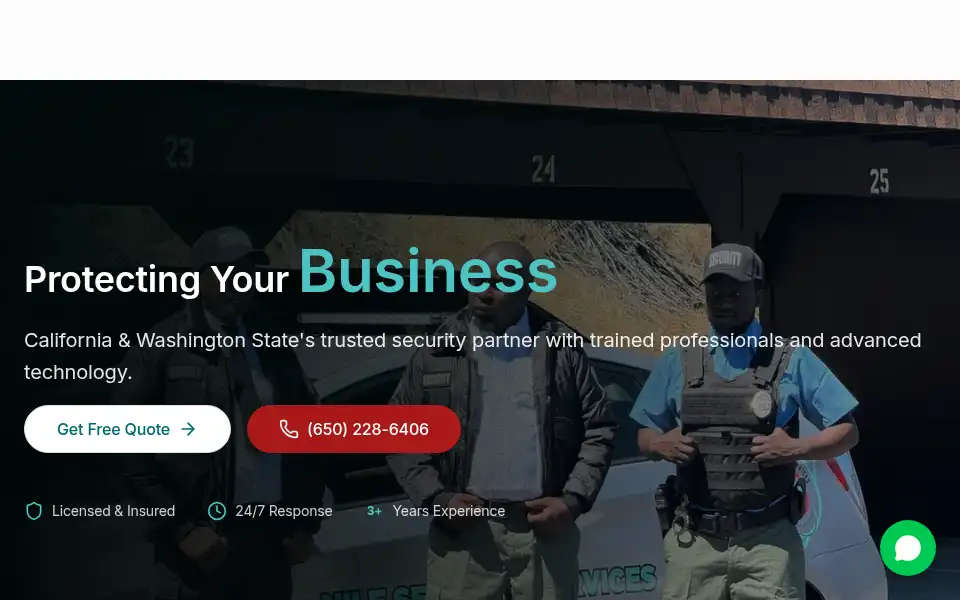 Screenshot of nilesecurityservices.com
