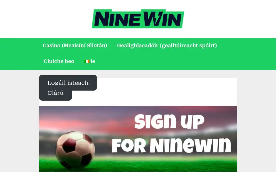 Screenshot of ninewin.ink