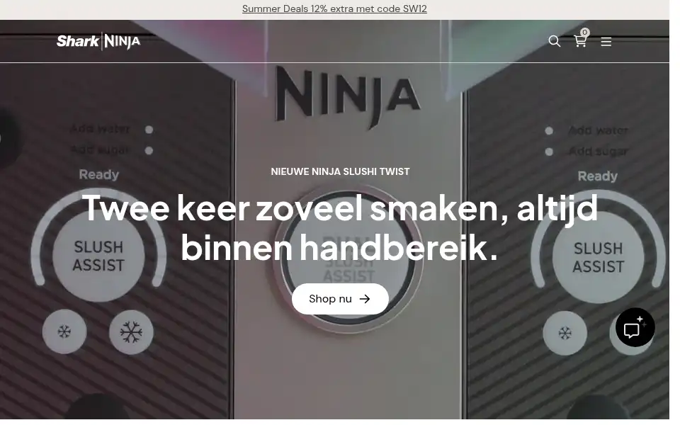 Screenshot of ninjakitchen.be