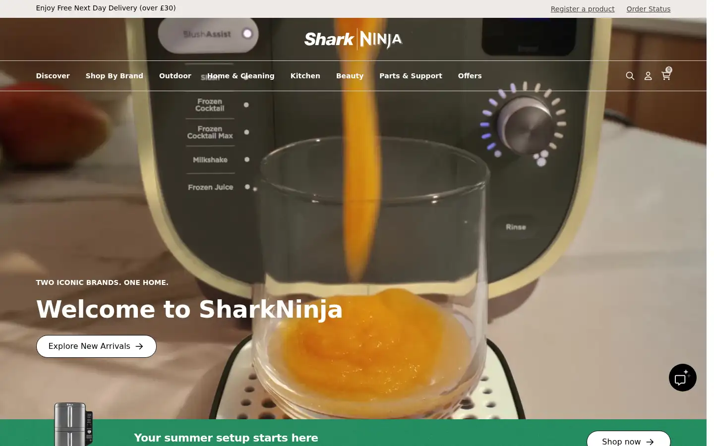 Screenshot of ninjakitchen.co.uk
