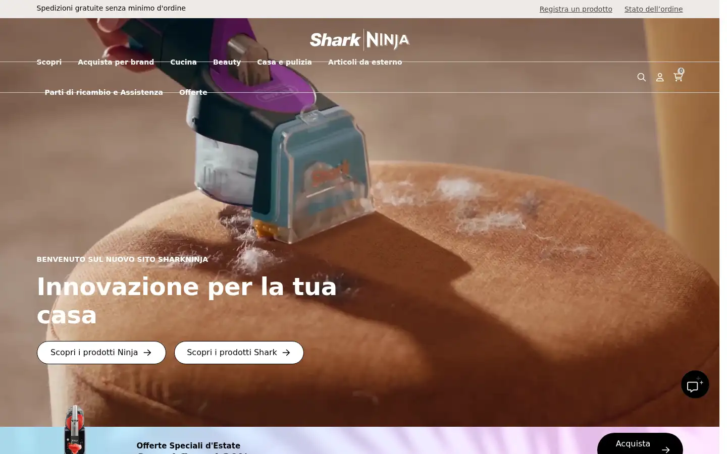 Screenshot of ninjakitchen.it