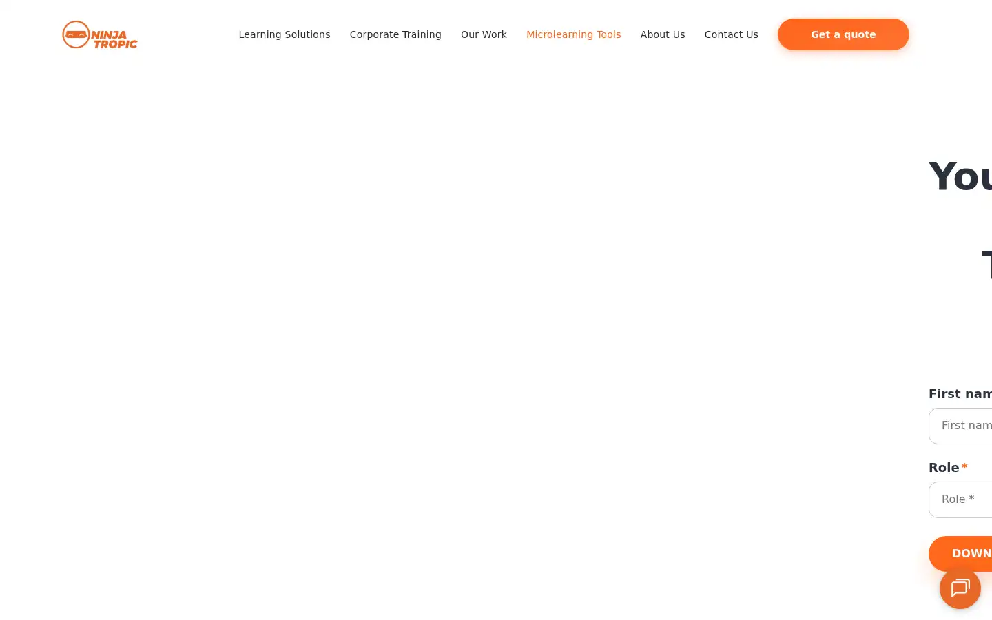 Screenshot of ninjatropic.com