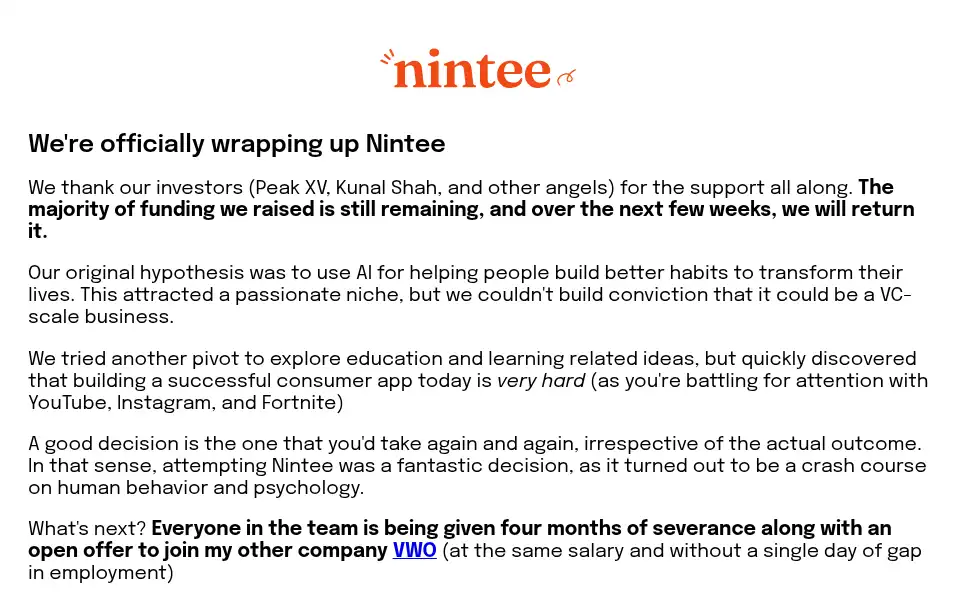 Screenshot of nintee.com