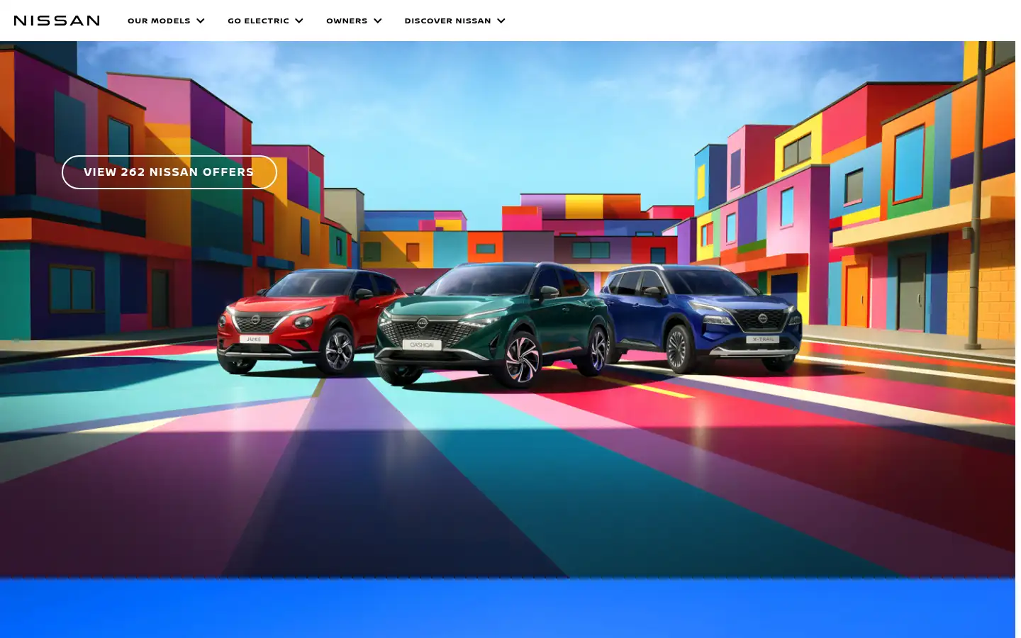 Screenshot of nissan.ie