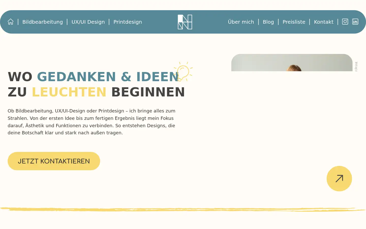 Screenshot of nissen-visuals.de