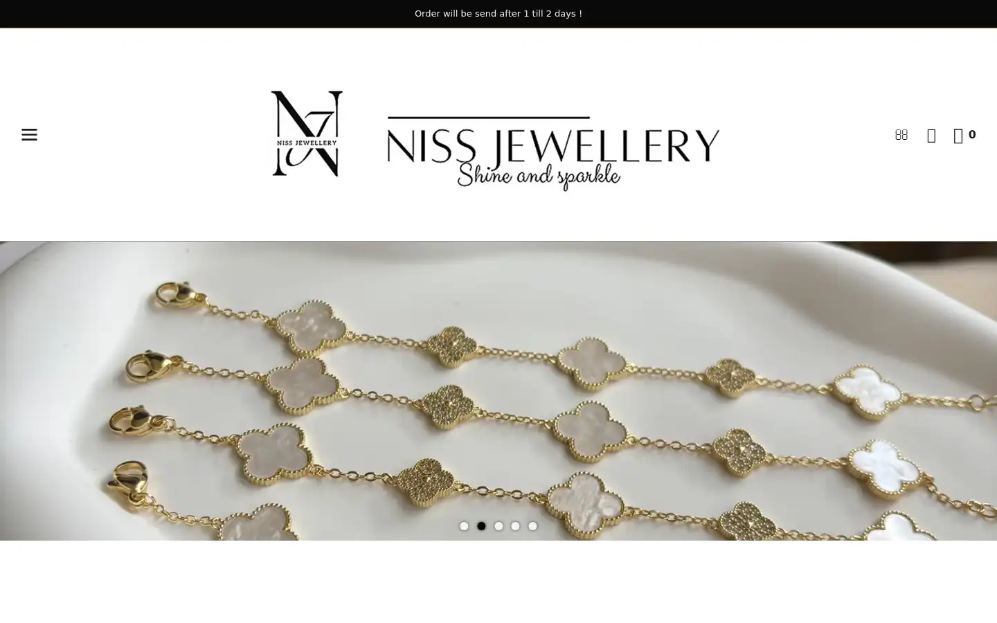 Screenshot of nissjewellery.nl