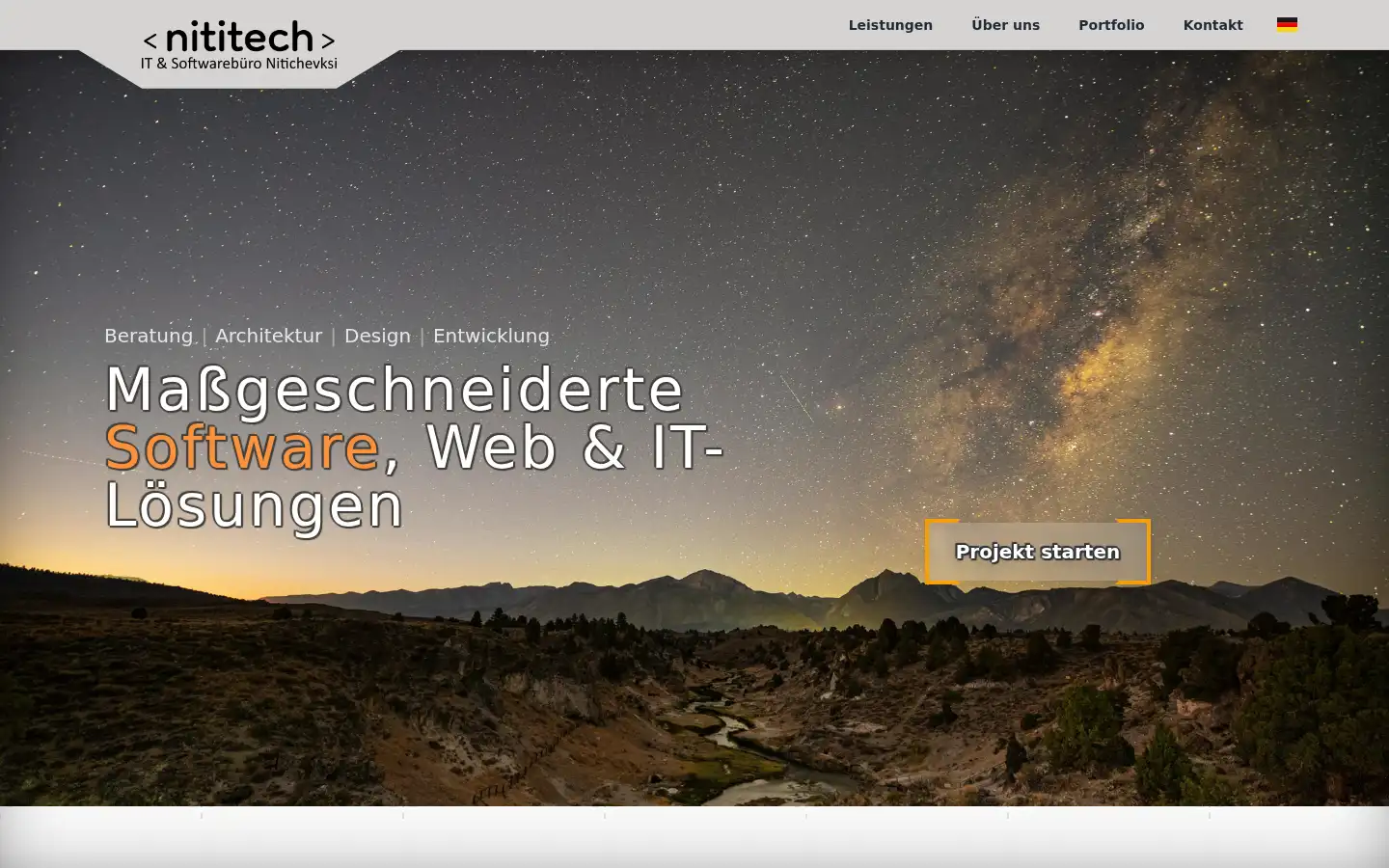 Screenshot of nititech.de