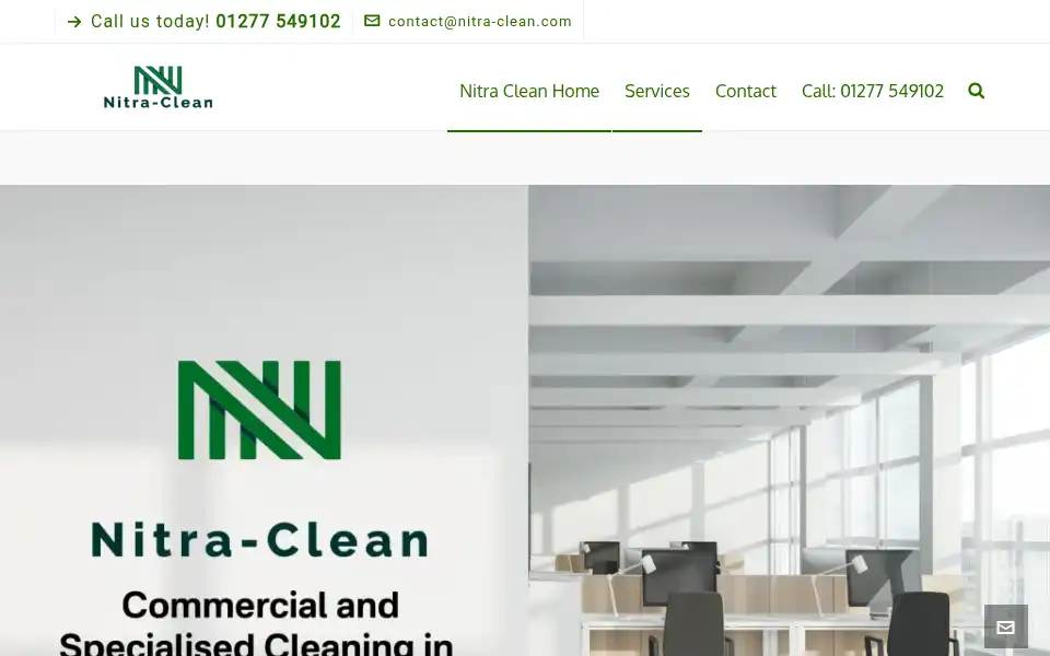 Screenshot of nitra-clean.com