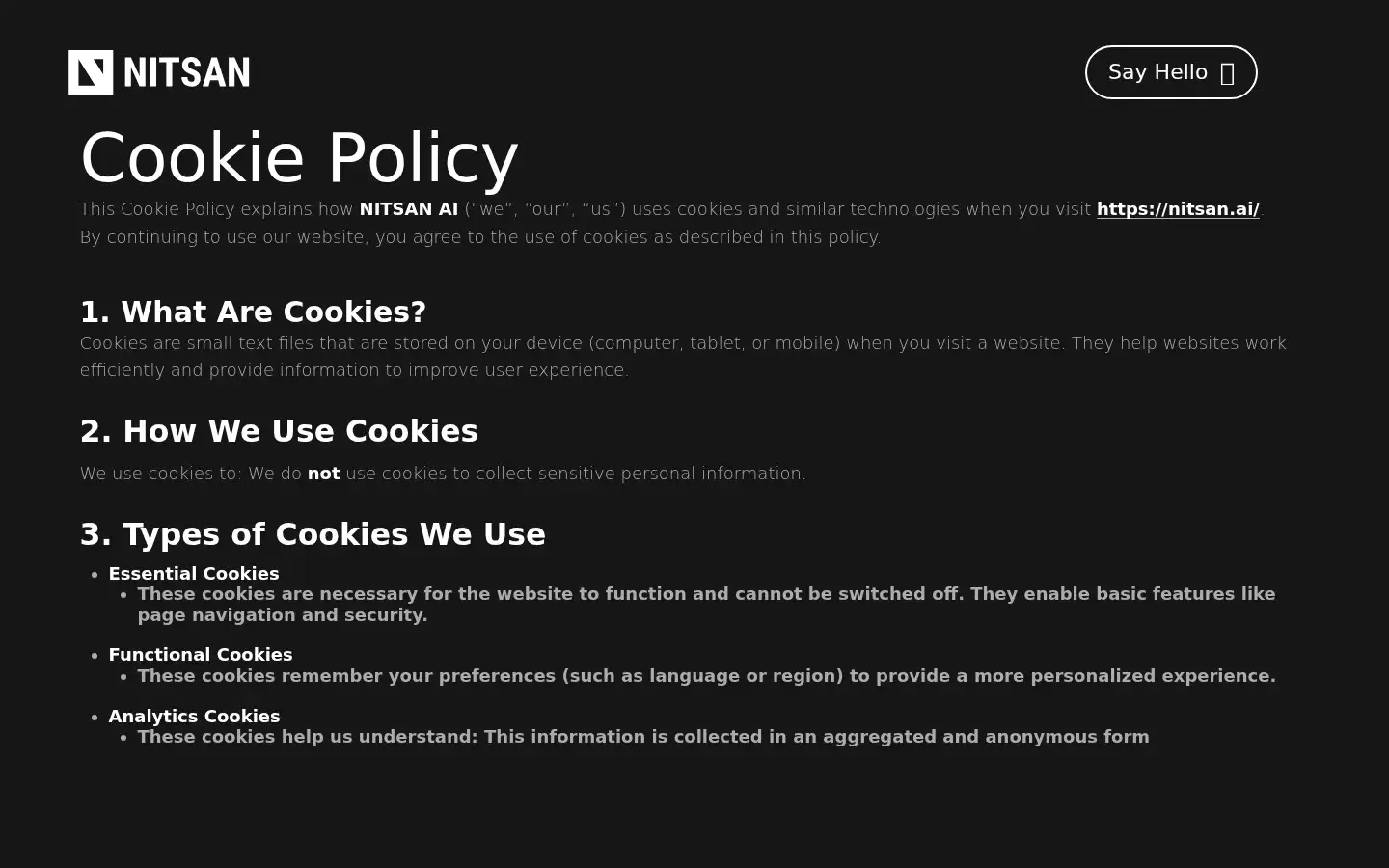 Screenshot of nitsantech.com